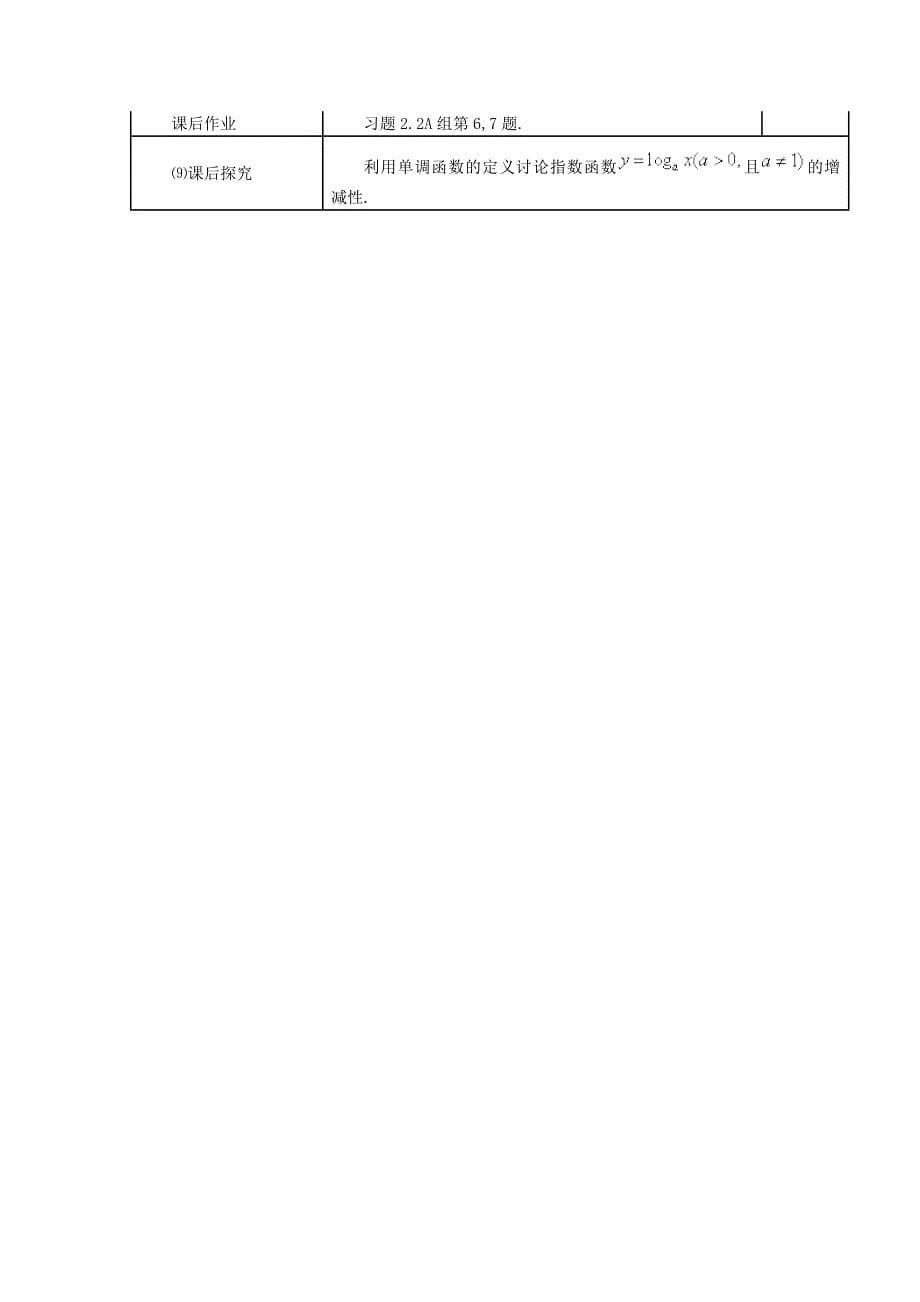 对数函数及其性质（1）教学设计_第5页