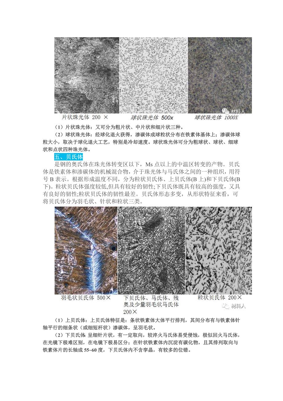 钢铁家族中各种组织形貌生长特点及性能_第3页