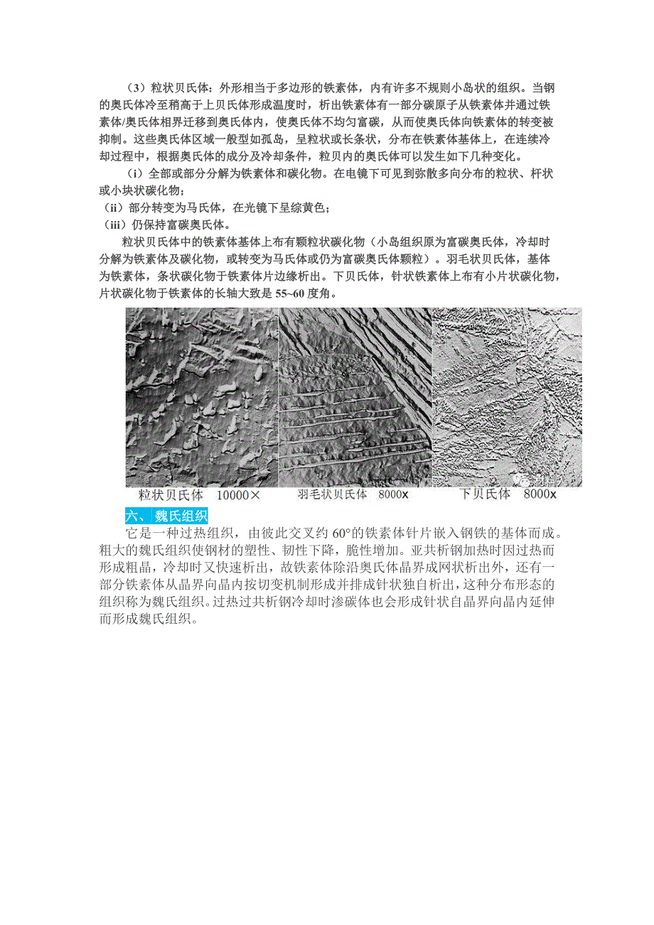 钢铁家族中各种组织形貌生长特点及性能_第4页