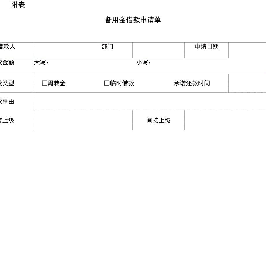 备用金管理办法最新版_第5页