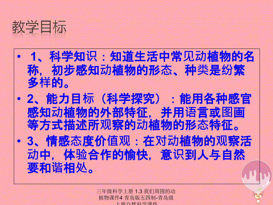 最新三年级科学上册1.3我们周围的动植物课件4_第2页