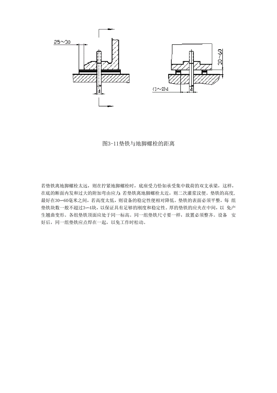 垫铁规格尺寸及安装要求_第4页