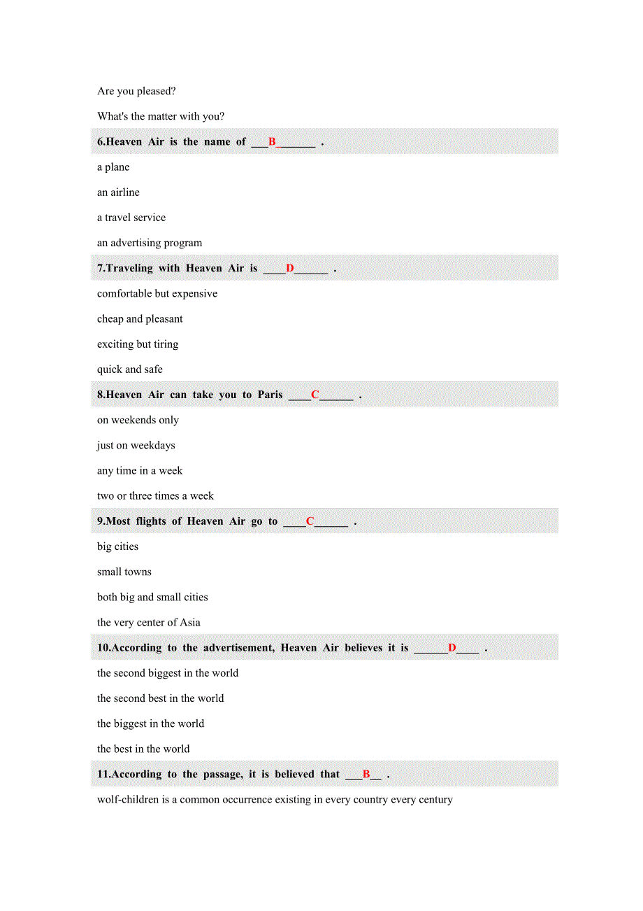 北师大大学英语三作业二_第2页