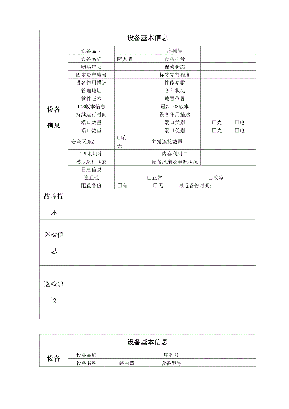 网络设备巡检报告_第4页