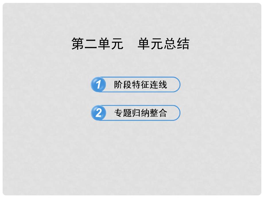 高中历史 第二单元单元总结配套课件 新人教版必修1_第1页