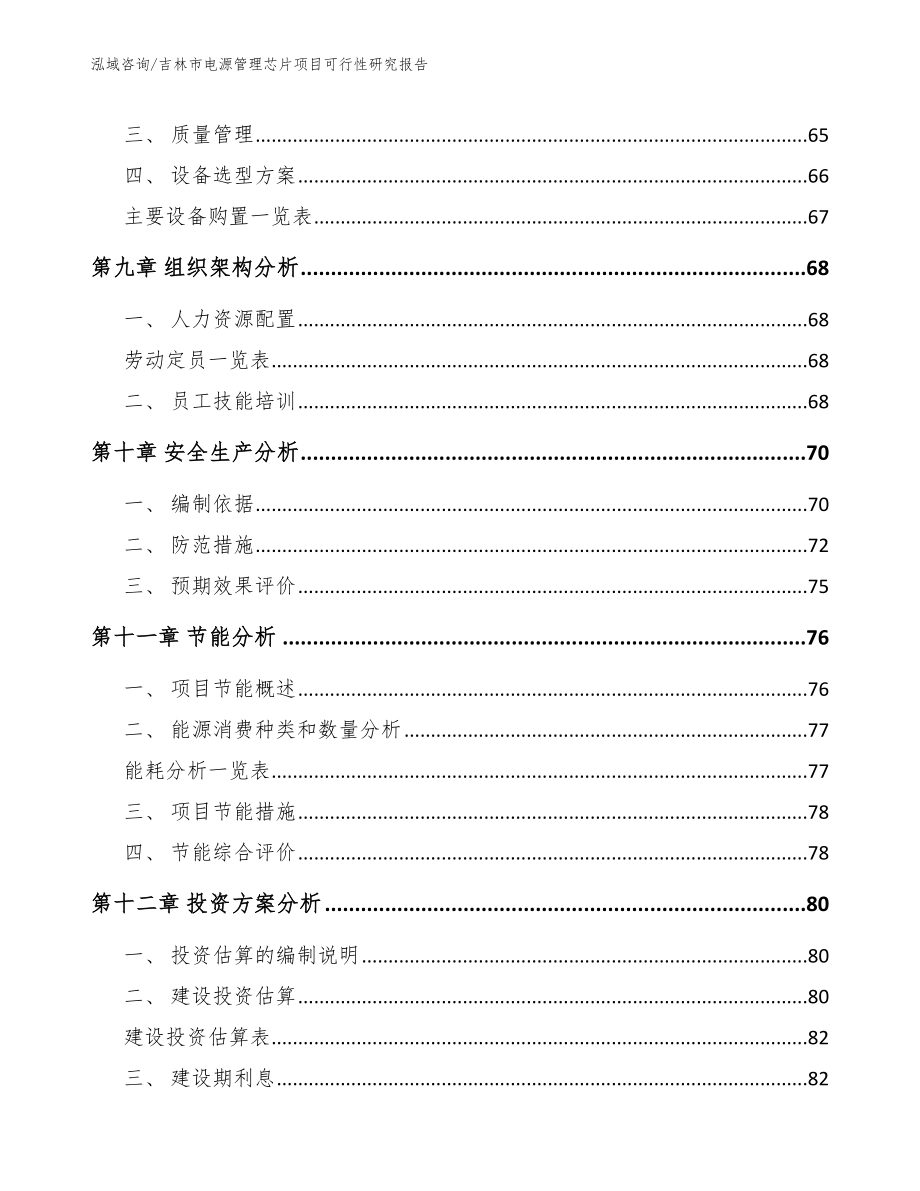 吉林市电源管理芯片项目可行性研究报告_范文模板_第4页