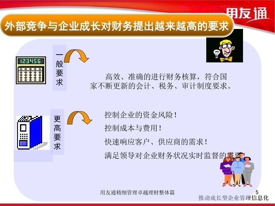 用友通精细管理卓越理财整体篇课件_第5页