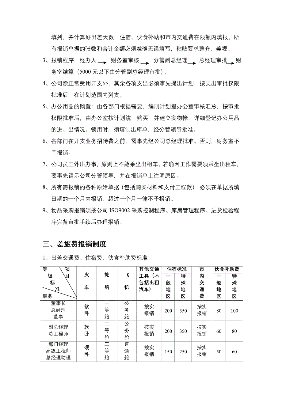 杭州某公司财务报销制度_第3页