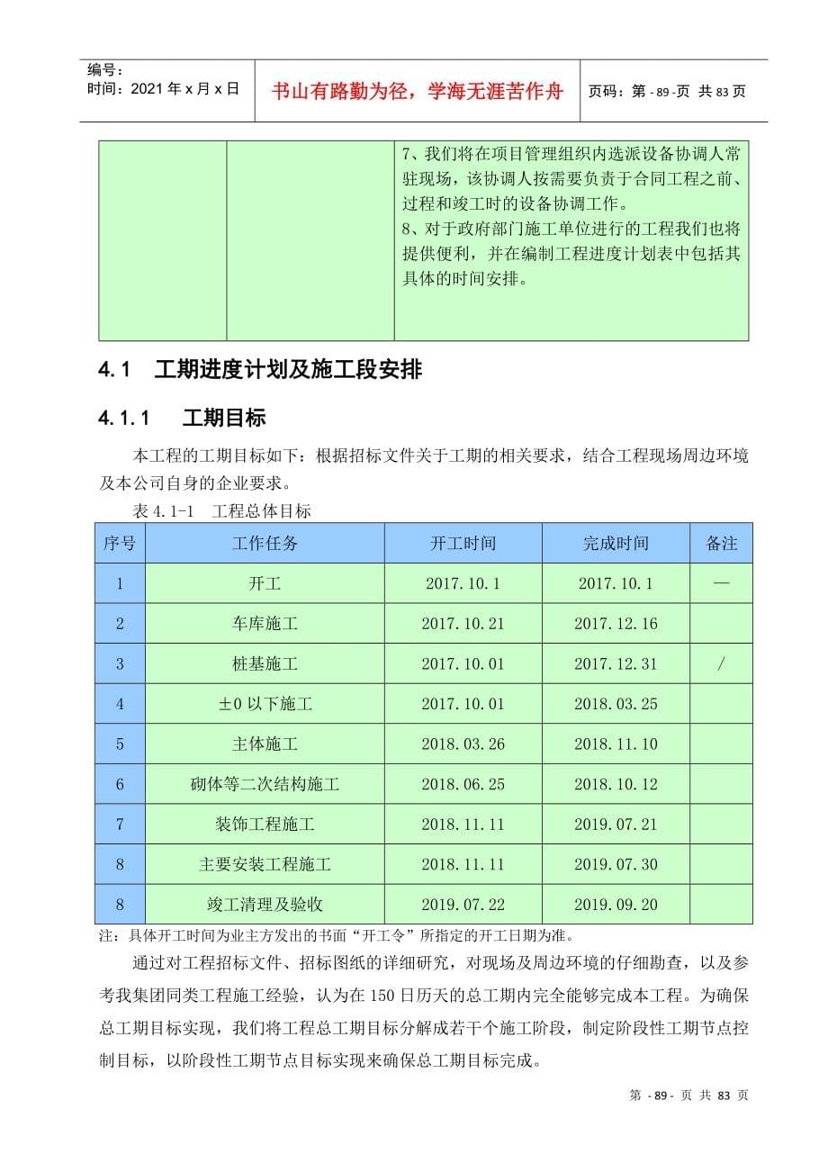 最全施工进度控制难点及解决办法(DOC77页)_第5页