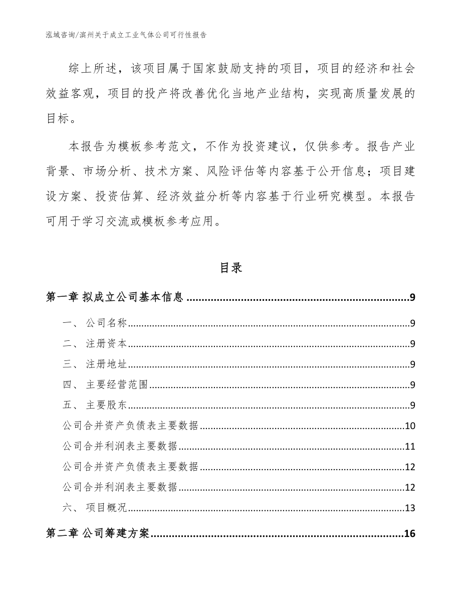 滨州关于成立工业气体公司可行性报告【范文模板】_第3页
