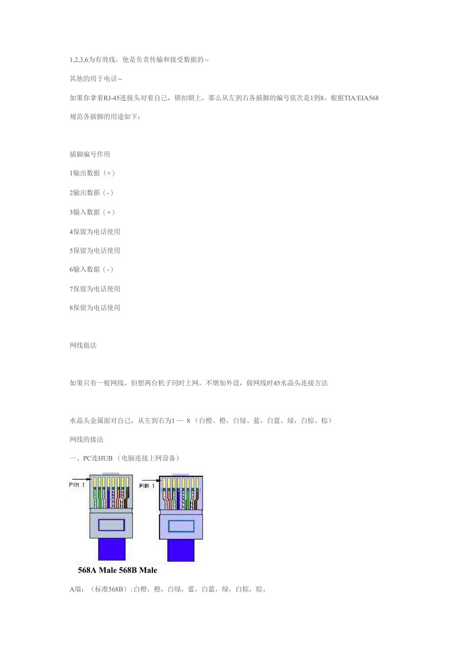 网线八根线的作用_第1页