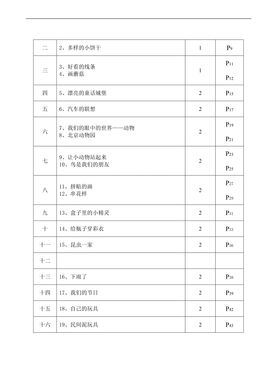 北京版小学美术第二册教案_第2页