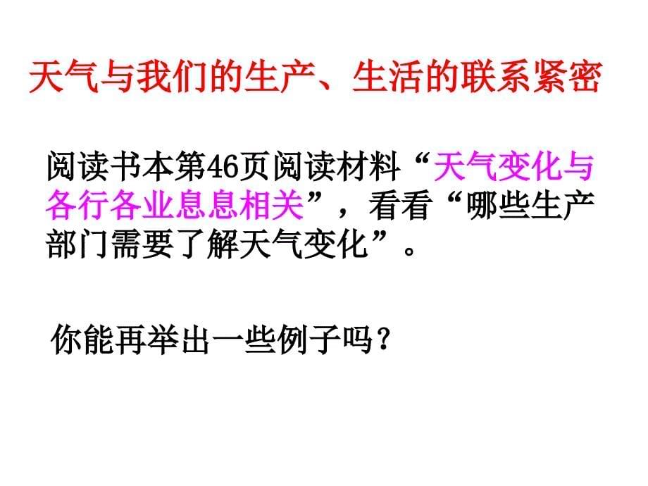 人教版七年级上册地理3.1多变的天气课件_第5页