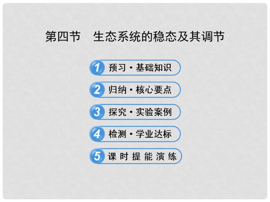 高中生物 6.4生态系统的稳态及其调节课件 新人教版必修3_第1页