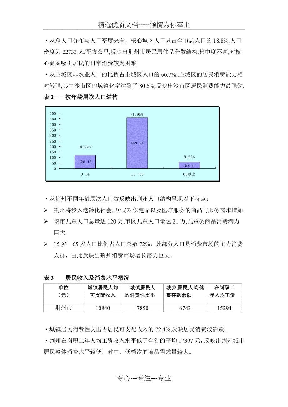 荆州商业市场专题调研报告_第5页