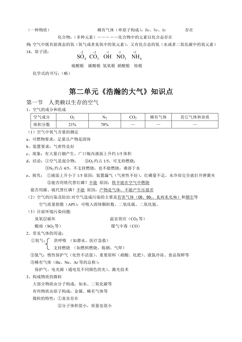 九年级上化学期中考试知识点汇总.doc_第5页