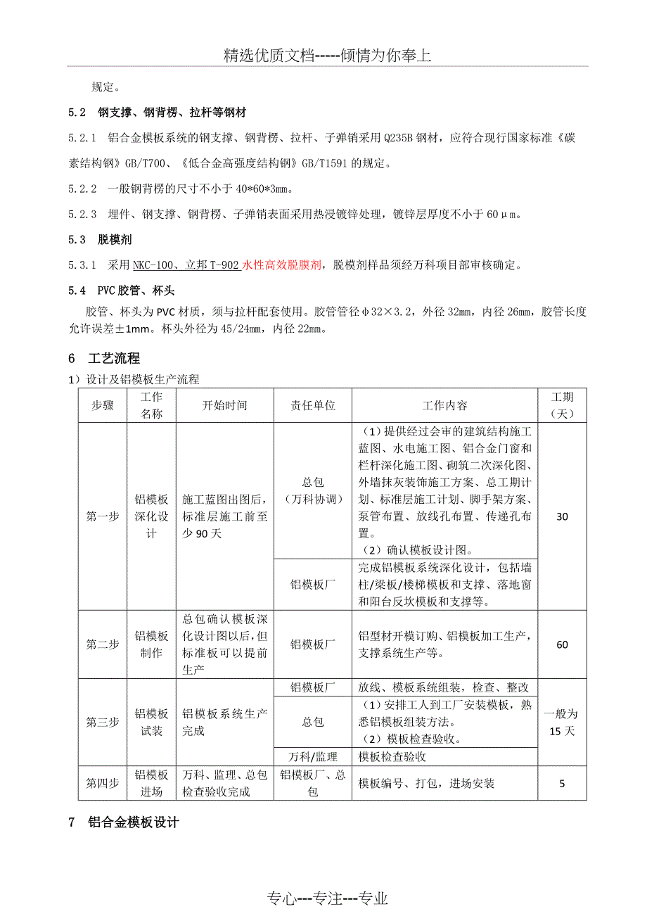 铝合金模板技术标准(共14页)_第4页