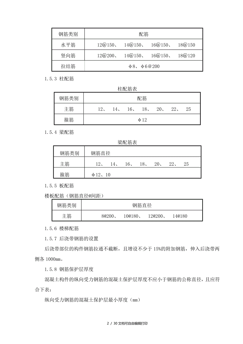 大成山水国际大酒店二期工程钢筋专项施工方案_第2页