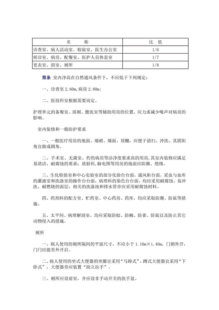 综合医院建筑设计规范_第5页