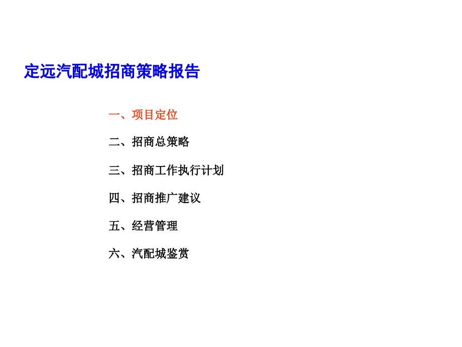 安徽定远汽配城招商策略报告68页_第2页