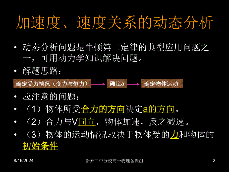 牛顿第二定律-动态分析专题.ppt_第2页