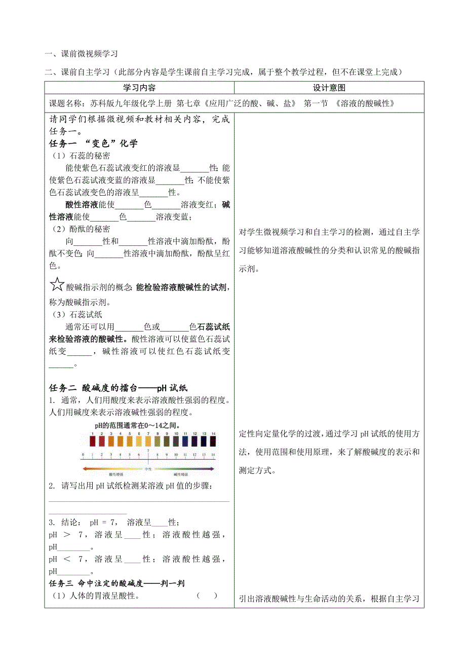 新沪教版九年级化学下册七章应用广泛的酸碱盐第1节溶液的酸碱性教案25_第2页