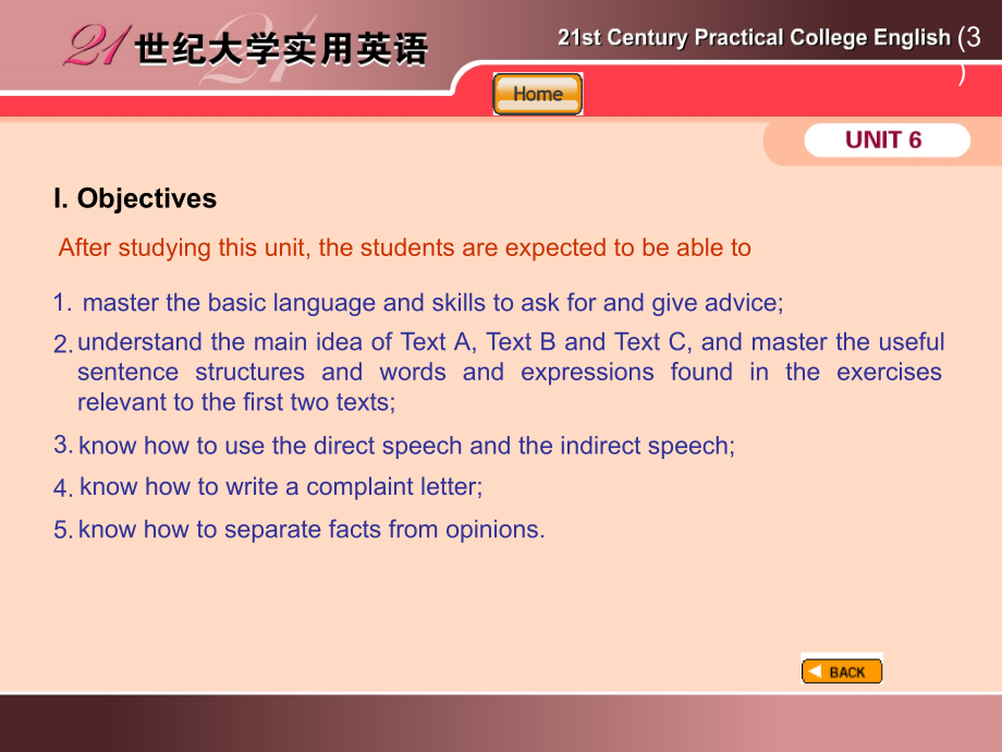 21世纪大学实用英语第三册第六单课件_第3页