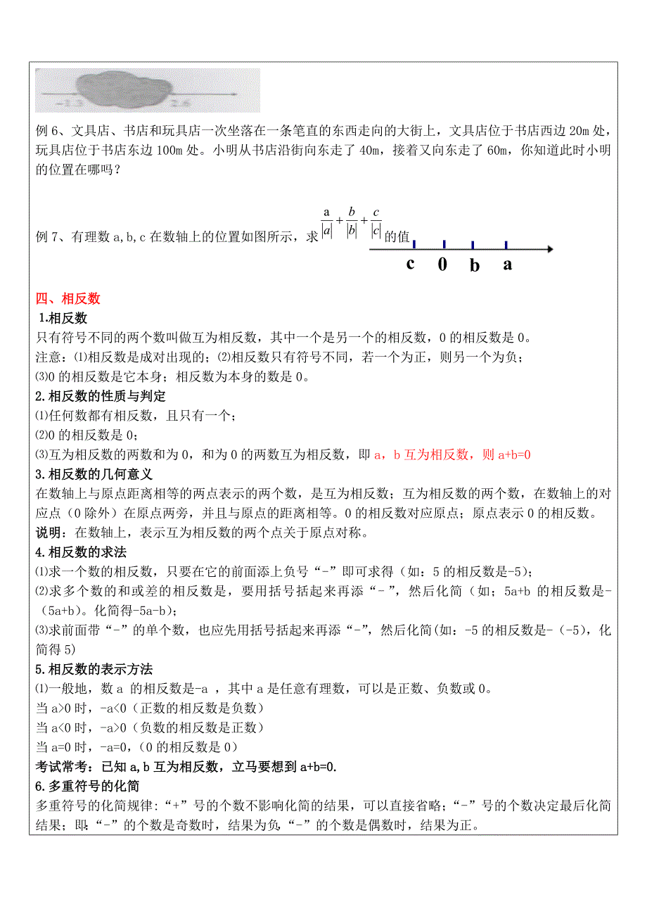 有理数知识点及经典题型总结讲义_第4页