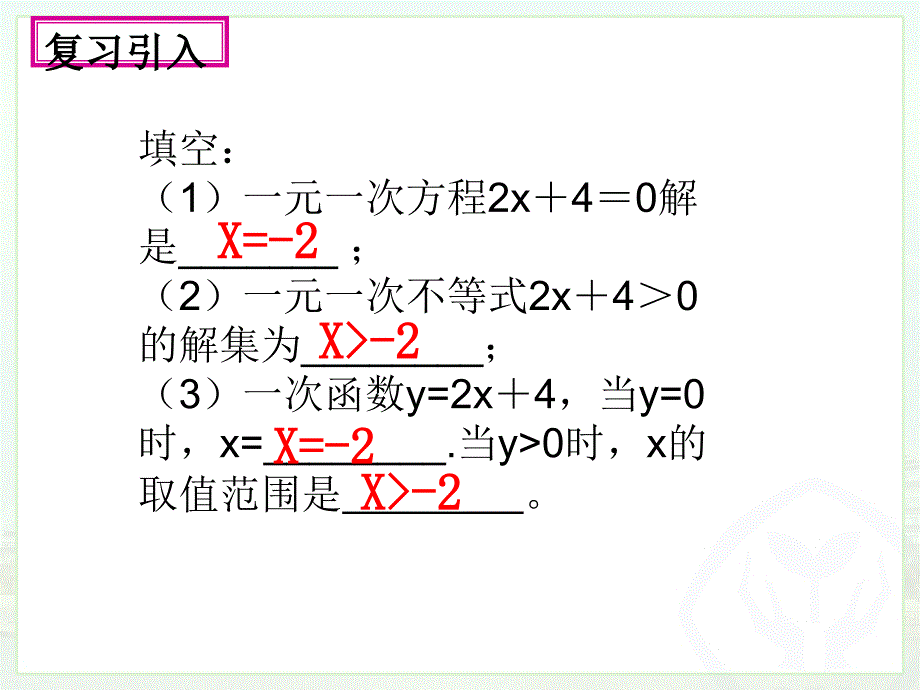 最新钟金飞八年级数学19.2.3一次函数与方程、不等式 ._第2页