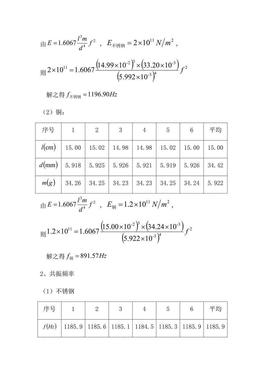 动态法测量杨氏弹性模量_第5页