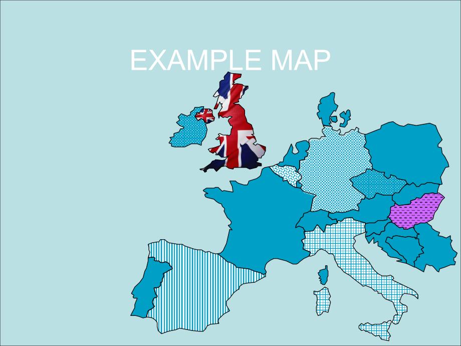 英国和欧洲的ppt幻灯片模板映射课件_第4页