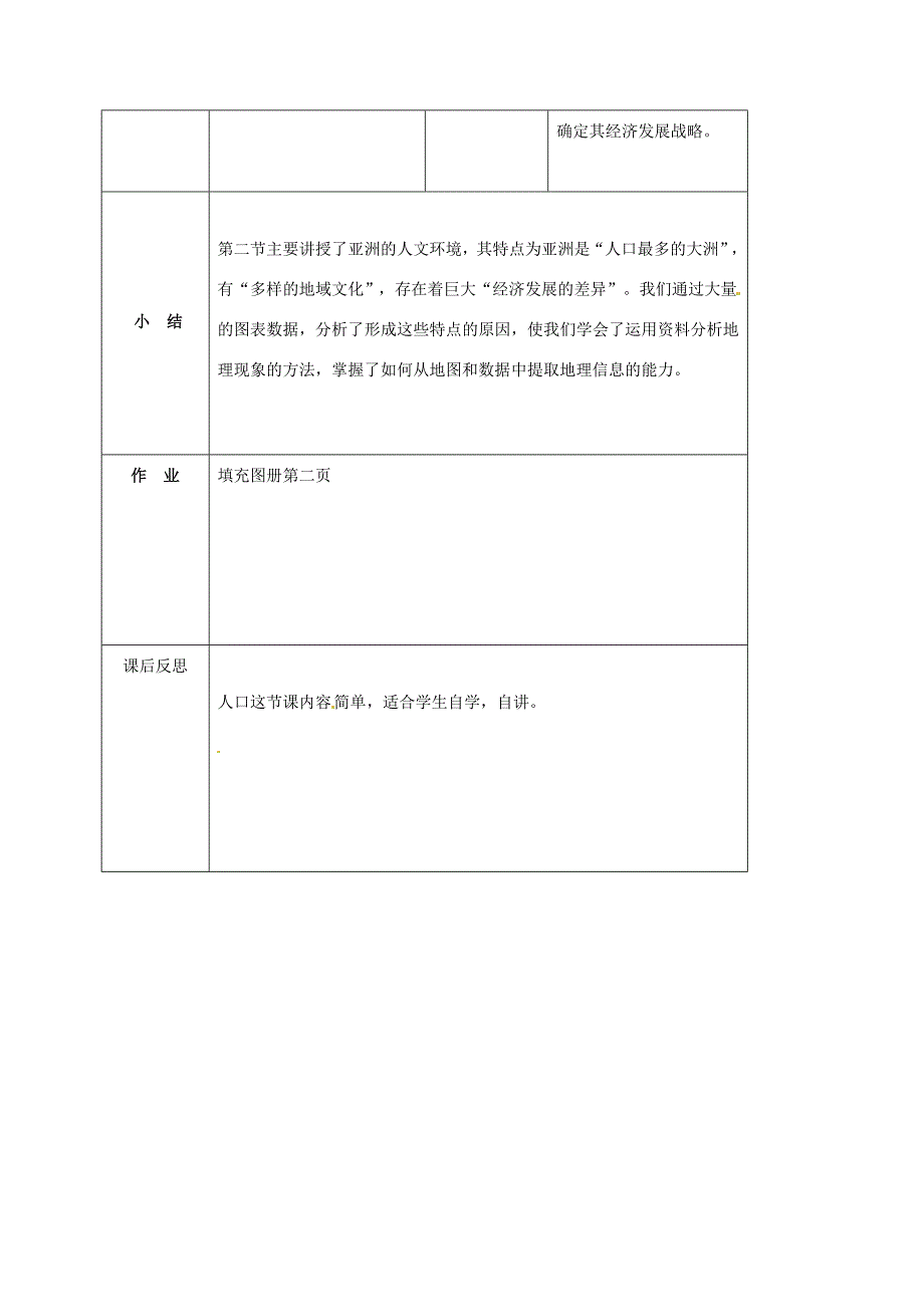 七年级地理下册6.2人文环境教案新人教版新人教版初中七年级下册地理教案_第4页