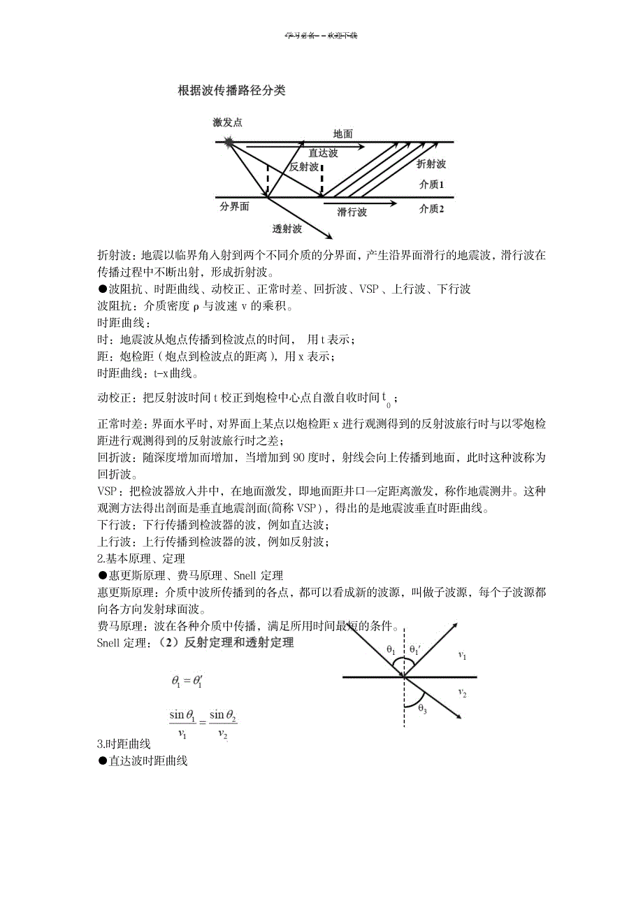 《地震勘探原理》复习总结_中学教育-中考_第2页