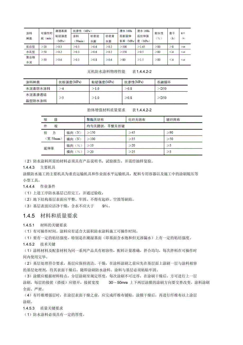 涂料防水工程施工工艺标准_第3页