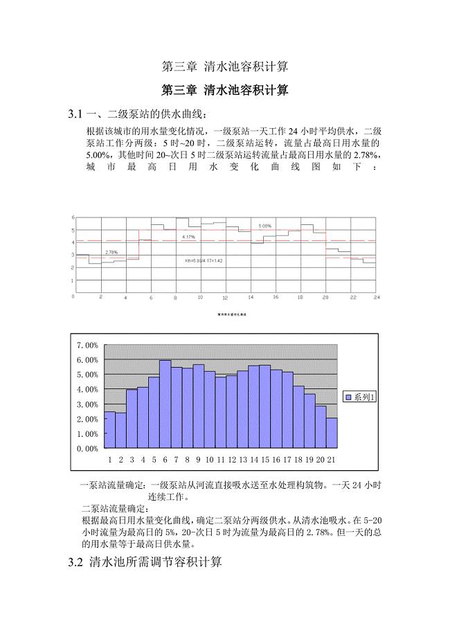 清水池容积计算.doc