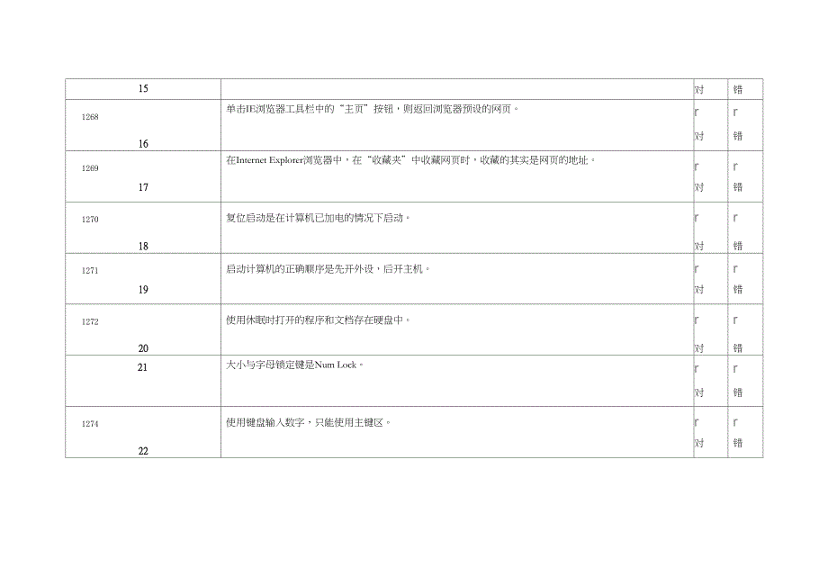 大学计算机基础判断题_第4页