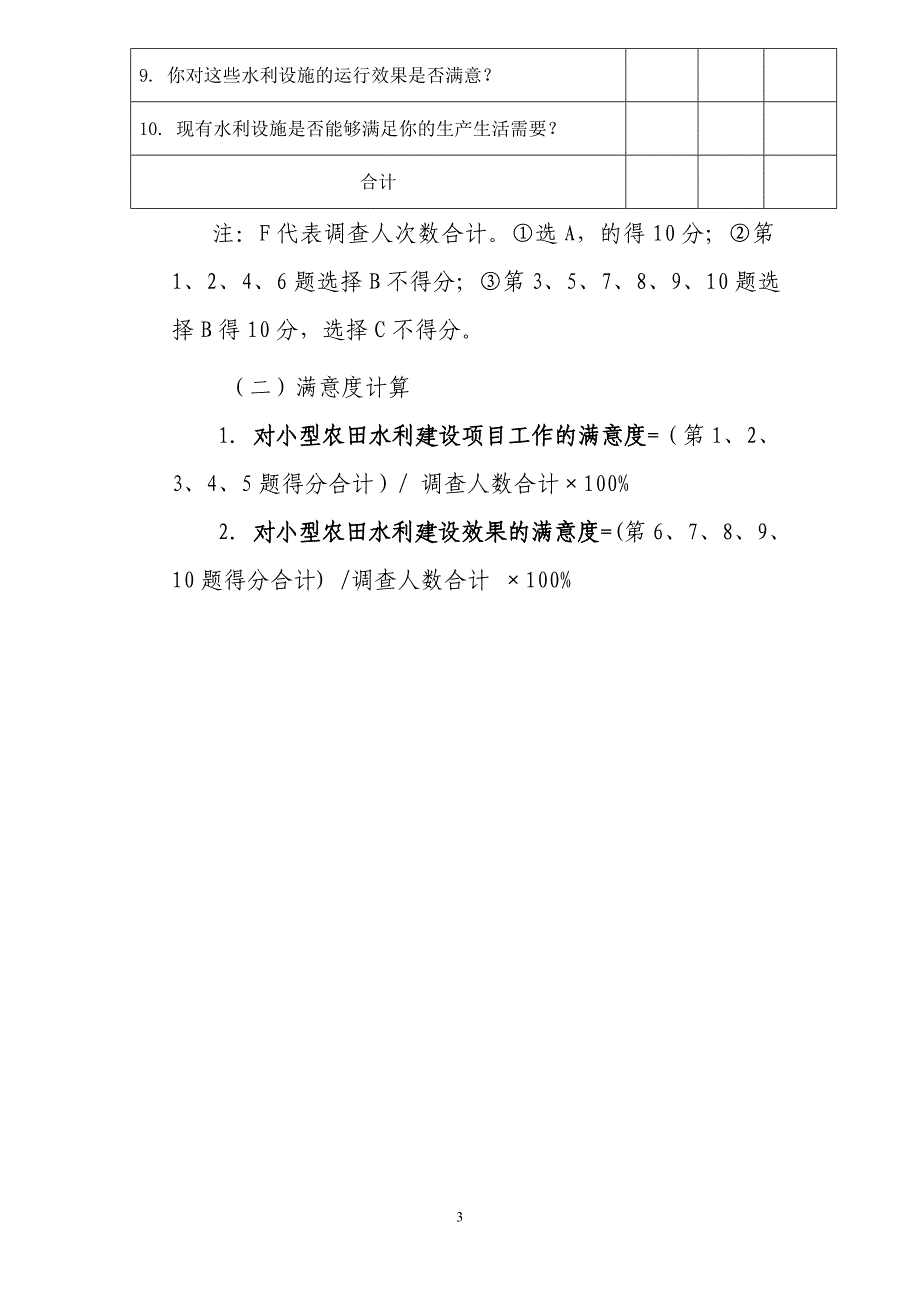 云南小型农田水利建设项目满意度调查问卷_第4页