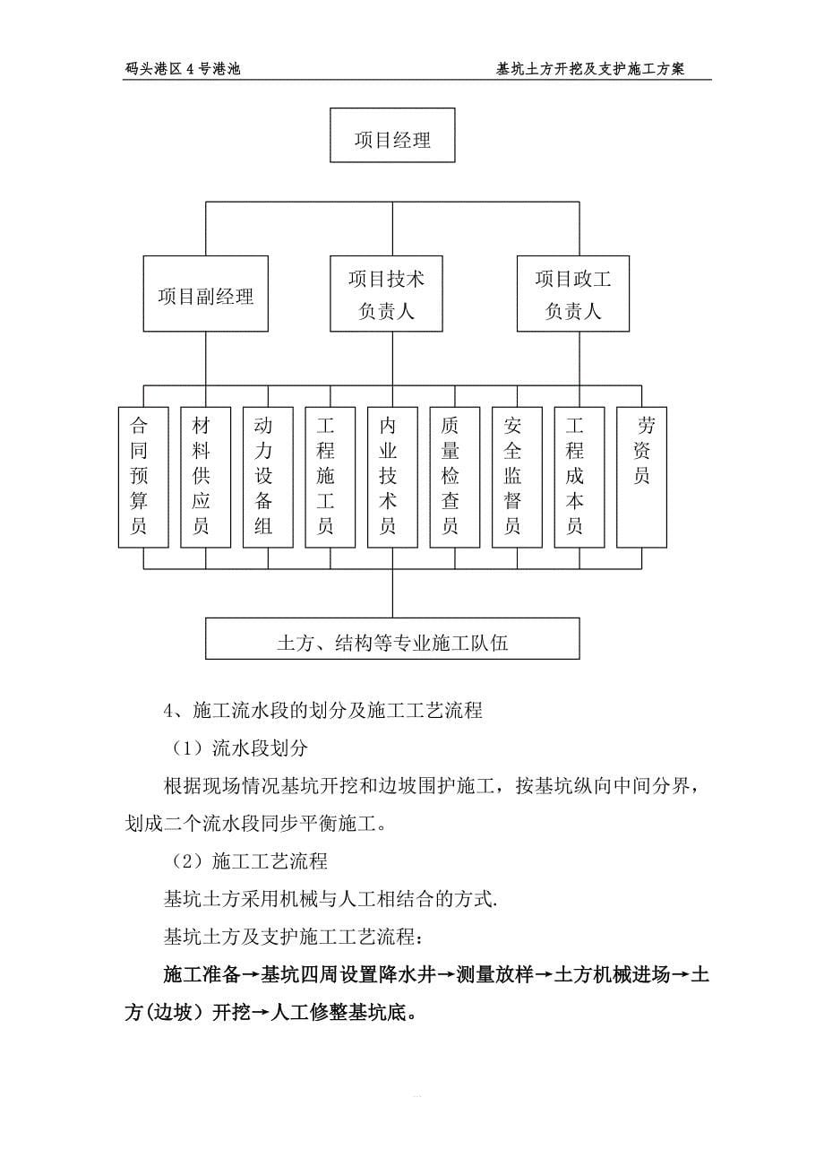 深基坑土方开挖及支护施工方案_第5页