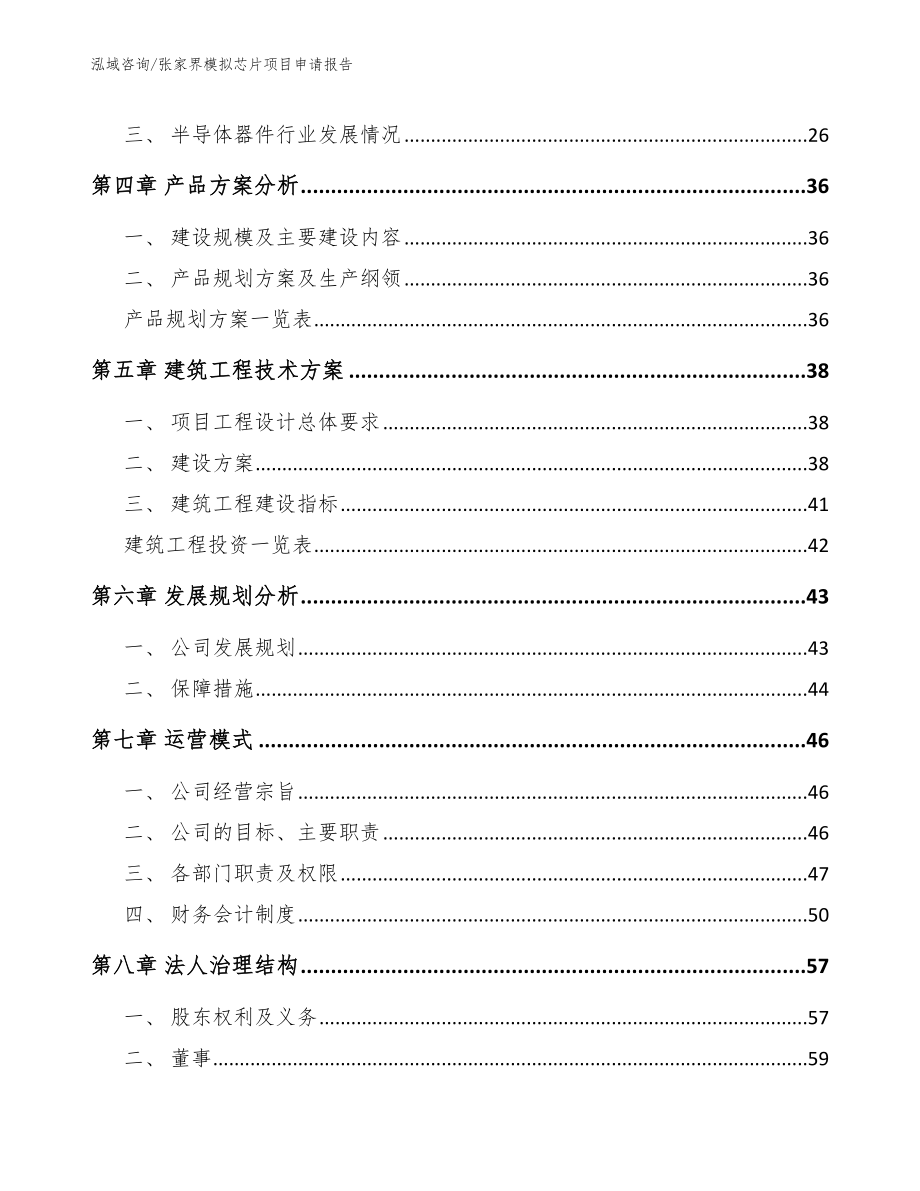 张家界模拟芯片项目申请报告_第2页