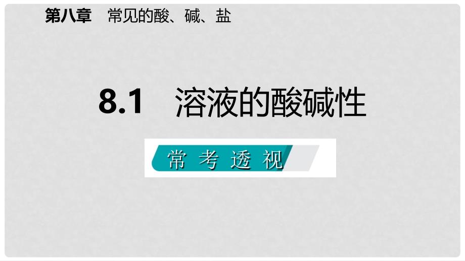 九年级化学下册 第八章 常见的酸、碱、盐 8.1 溶液的酸碱性同步课件 （新版）粤教版_第2页