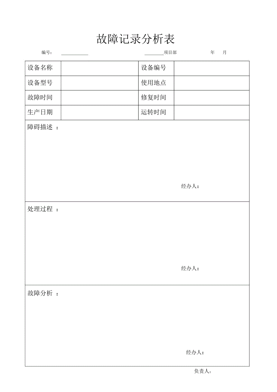 故障记录分析表_第1页