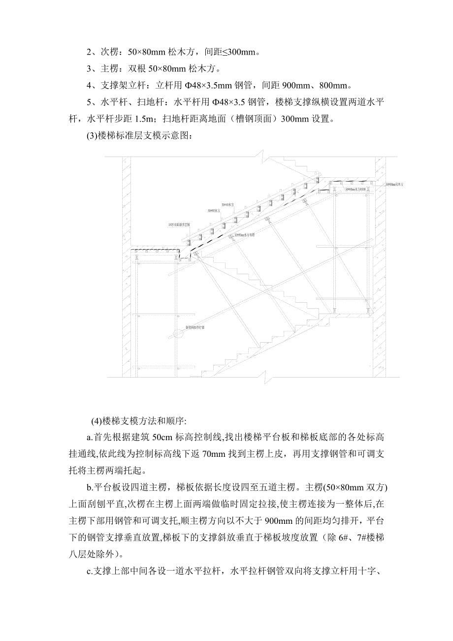 建筑工程模板施工方案2_第5页