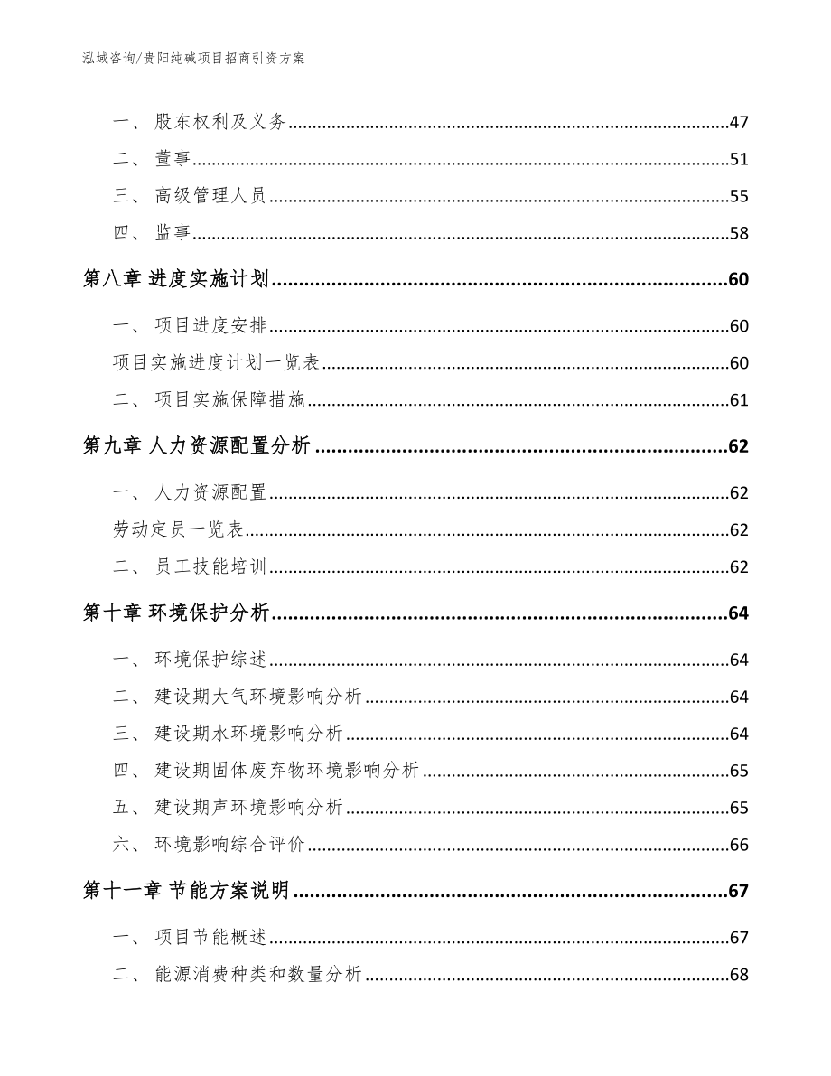 贵阳纯碱项目招商引资方案_范文模板_第3页