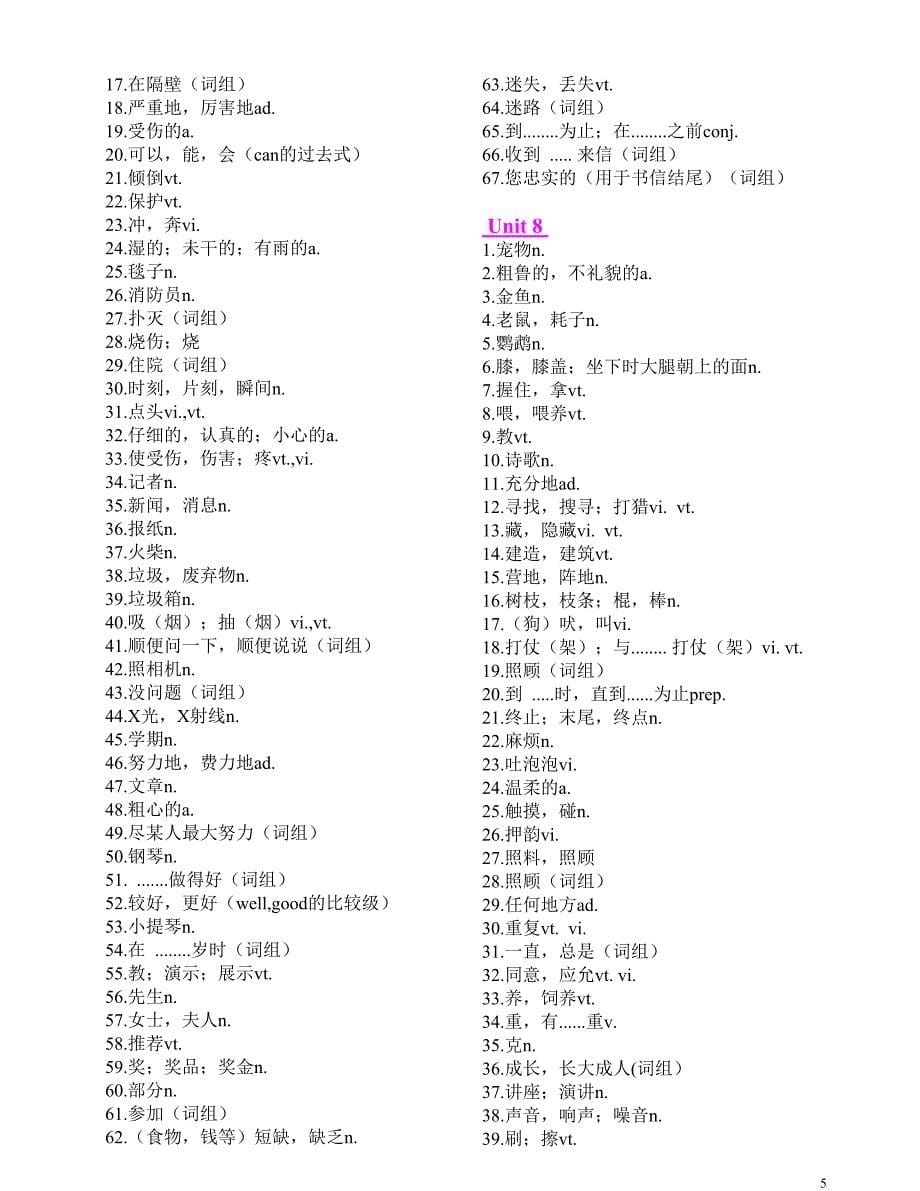 (完整版)新译林版牛津英语7B单词表.doc_第5页