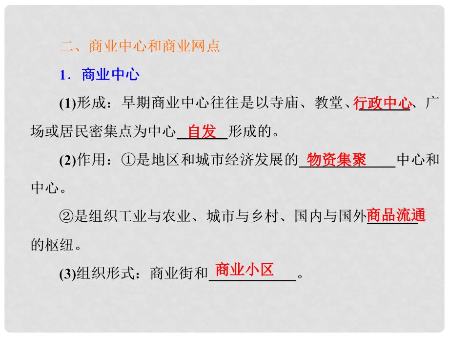 高考地理一轮复习 第七单元 第三讲 电子通信、商业、国际贸易和金融课件_第4页