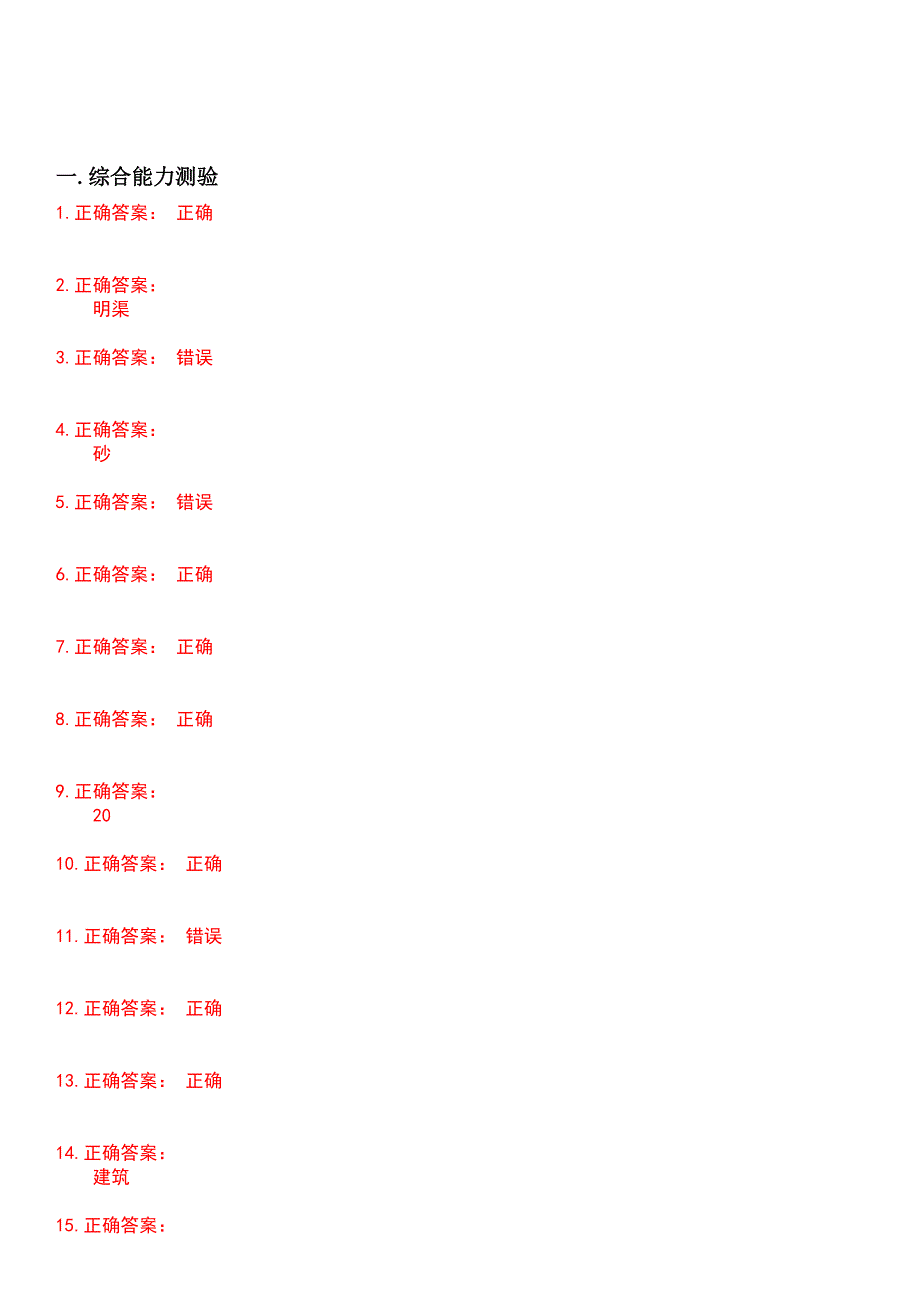 2023年水利设施管养人员-渠道维护工考试历年易错与难点高频考题荟萃含答案_第4页