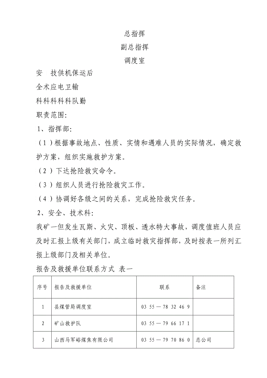 常信煤业XXXX年灾害预防与处理计划_第4页