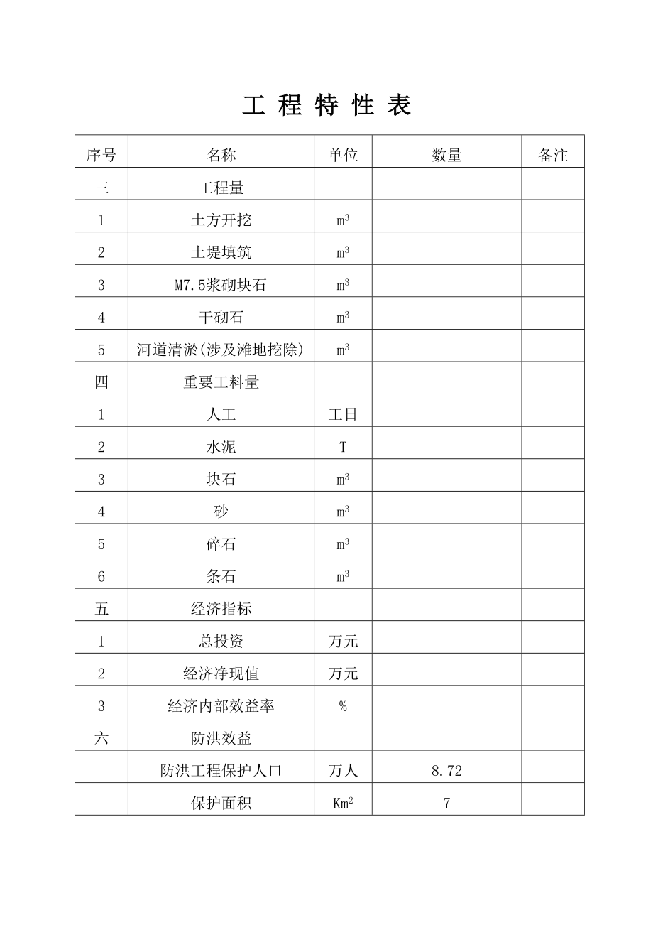 荔城区渠桥河防洪堤工程初步设计报告_第3页