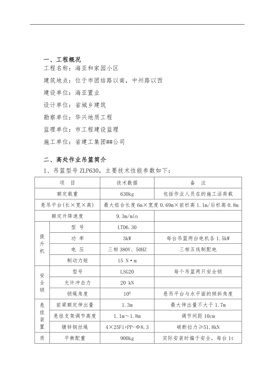 外墙装饰吊篮工程施工组织设计方案_第1页