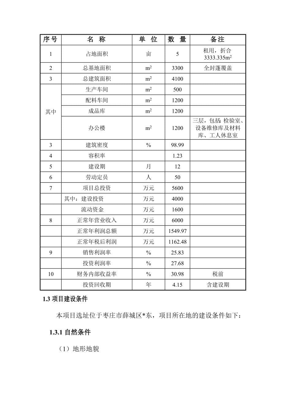 机制砂生产项目申请报告_第5页